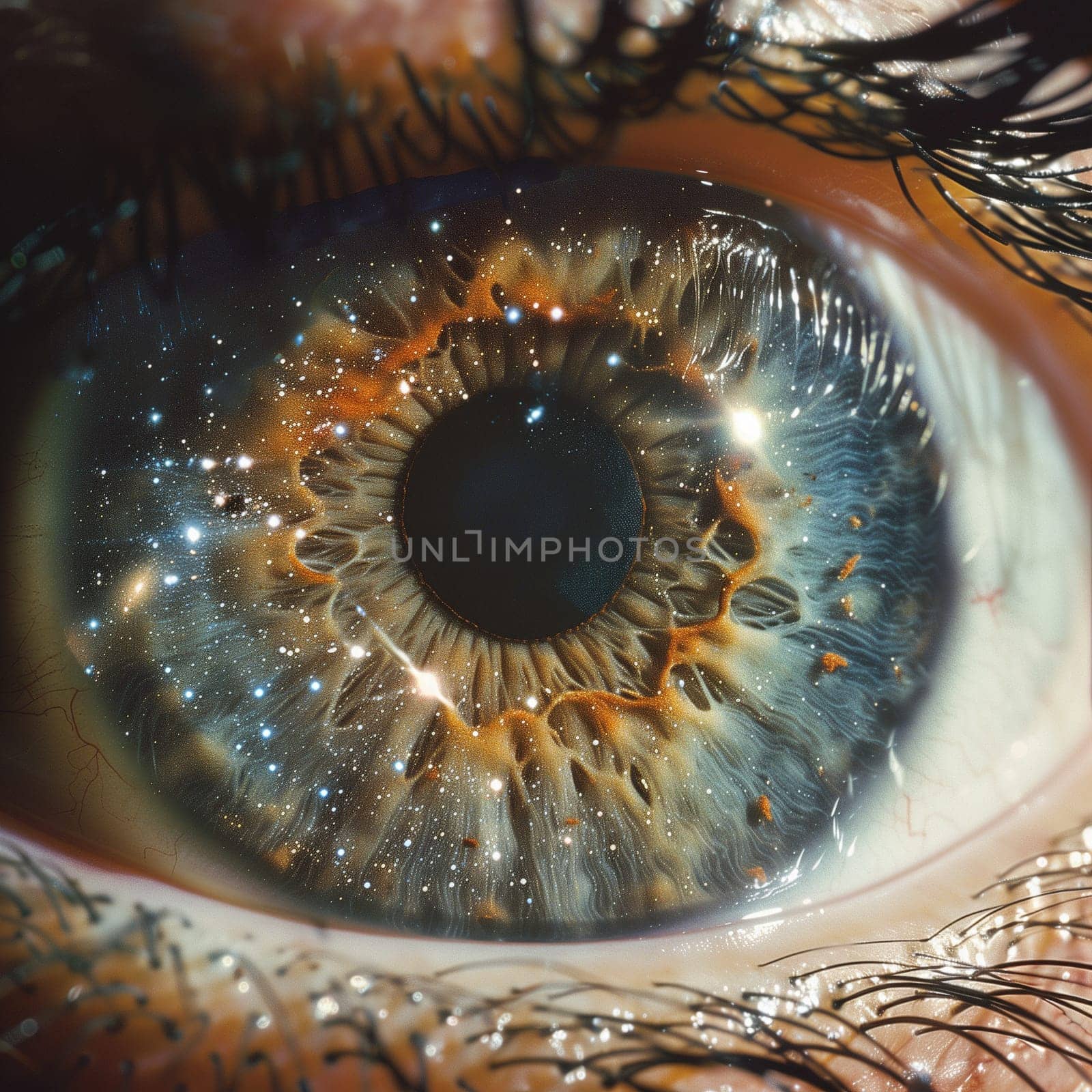 Beautiful close-up photo of the eye by NeuroSky