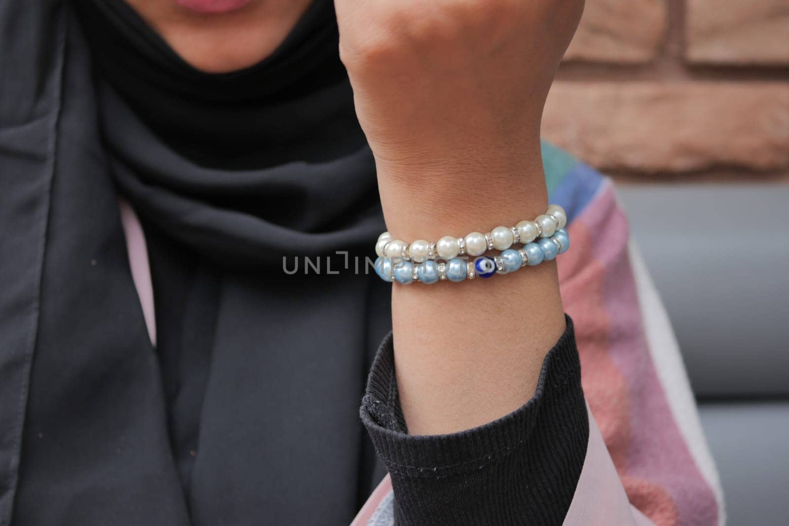 Jeweler bracelet on the female wrist. by towfiq007