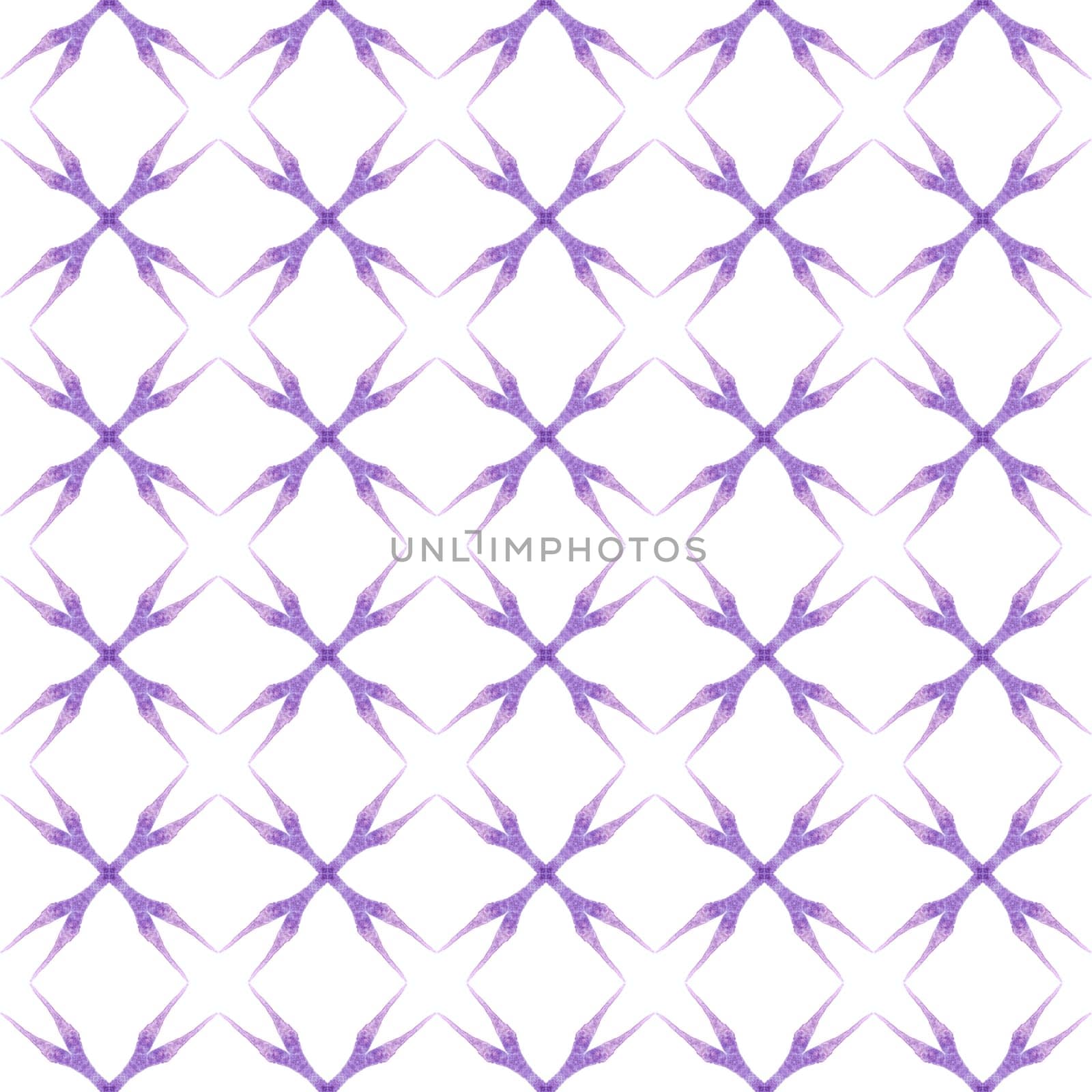 Trendy organic green border. Purple immaculate boho chic summer design. Textile ready captivating print, swimwear fabric, wallpaper, wrapping. Organic tile.