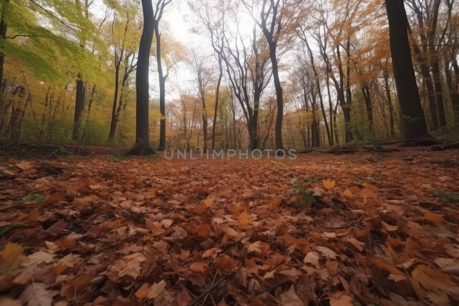 Autumn park fall. Generate Ai by ylivdesign