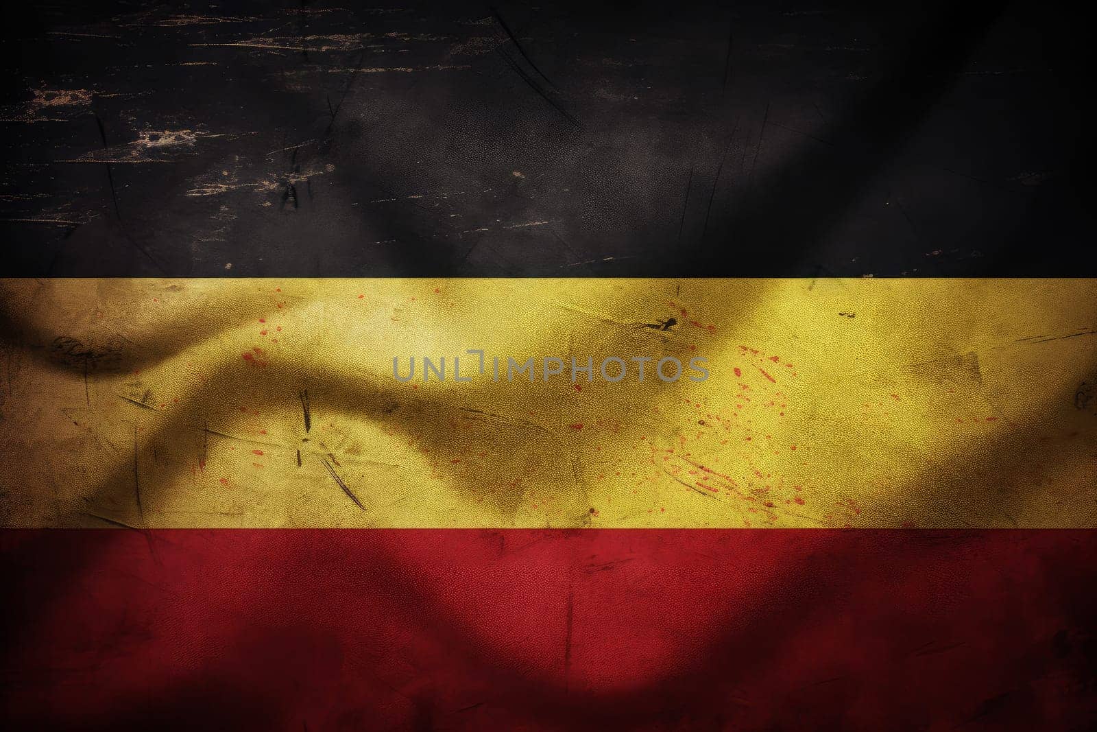 Germany flag. Generate Ai by ylivdesign