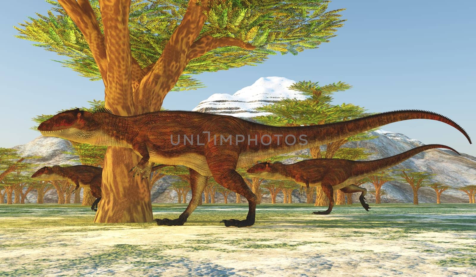 Carcharodontosaurus African Dinosaurs by Catmando