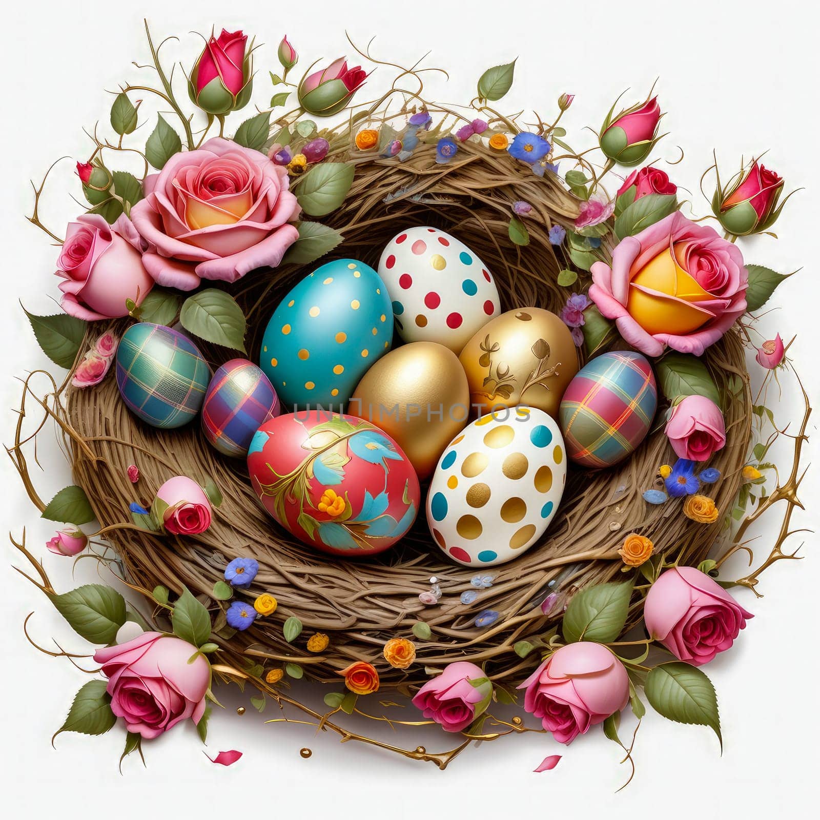 Easter Greeting Card. generative ai by roman112007