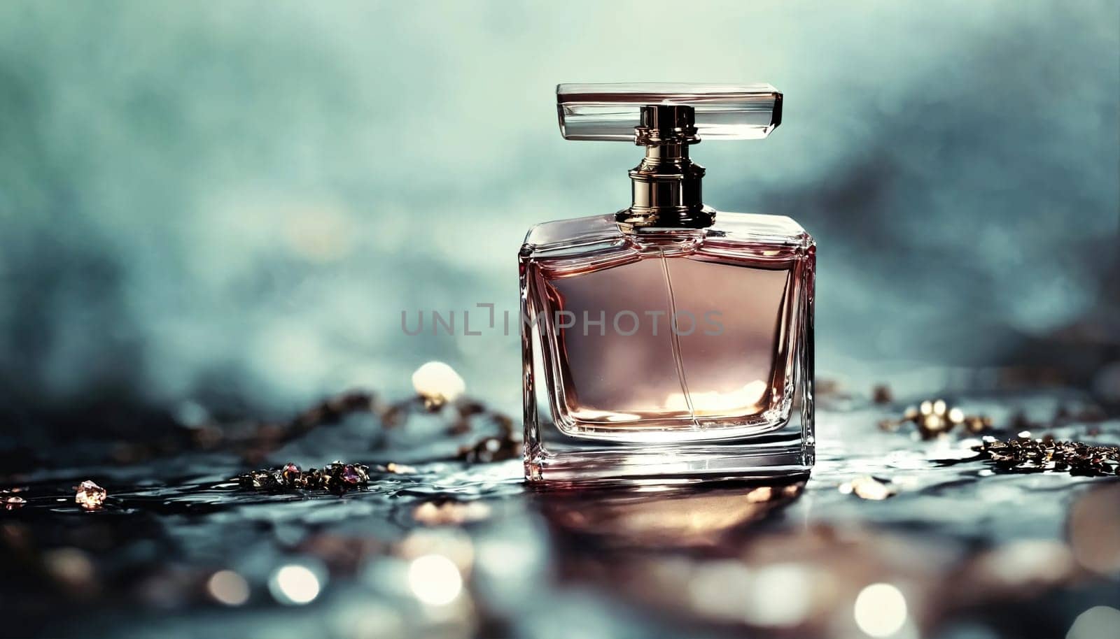 Perfume Bottle. Generative AI. High quality photo