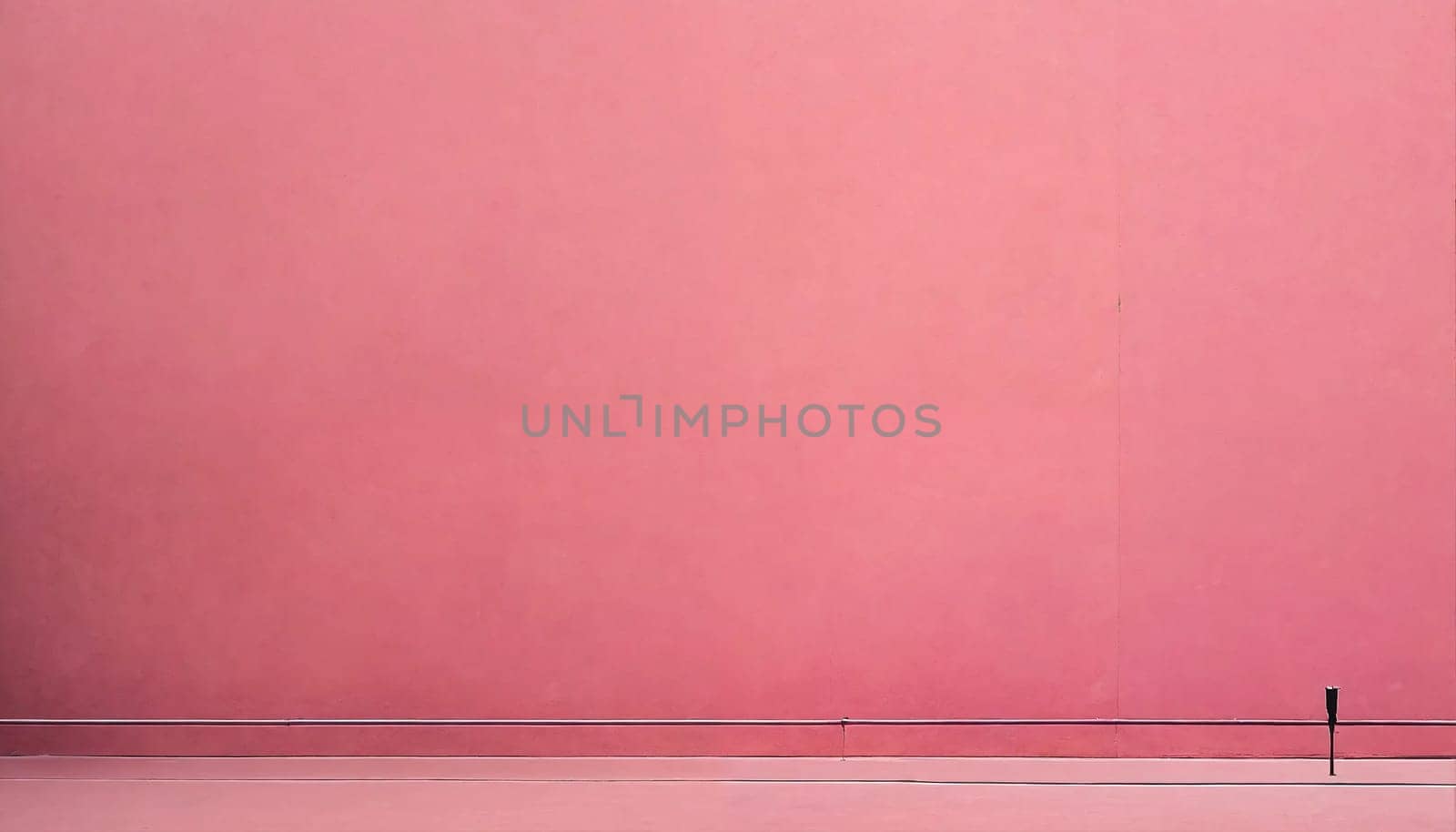 Pink wall. Minimalism. Generative AI. High quality photo