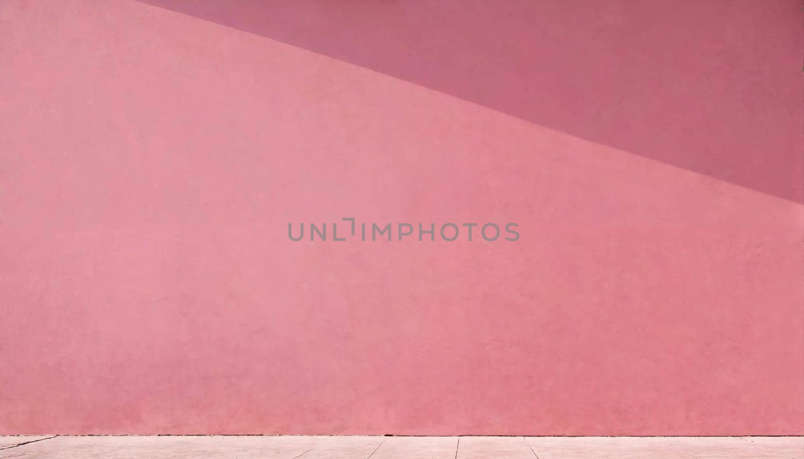 Pink wall. Minimalism. Generative AI. High quality photo