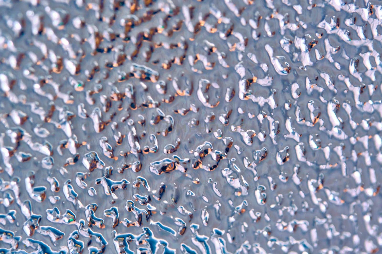 Silver foil texture. macro photo. general plan. color by lempro