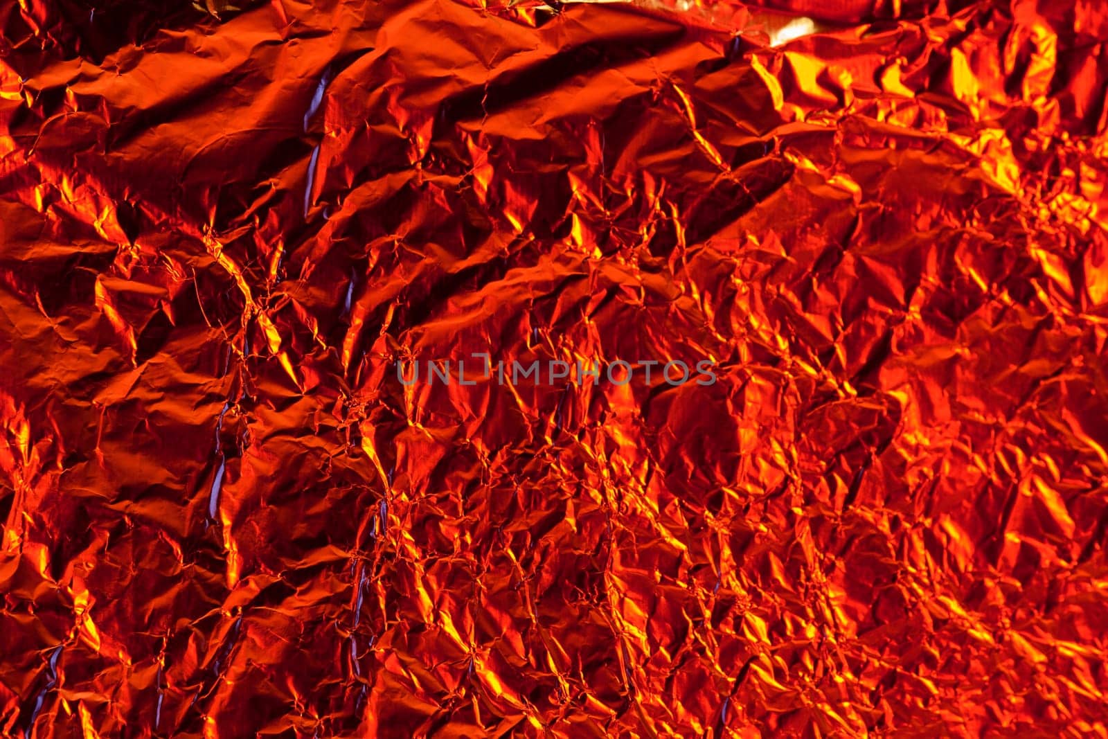 texture of mint foil in red light