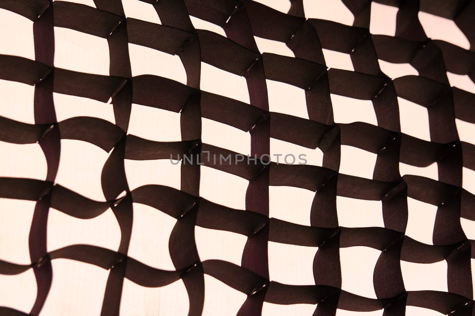 honeycomb softbox close-up. studio lighting for photography. close up by lempro