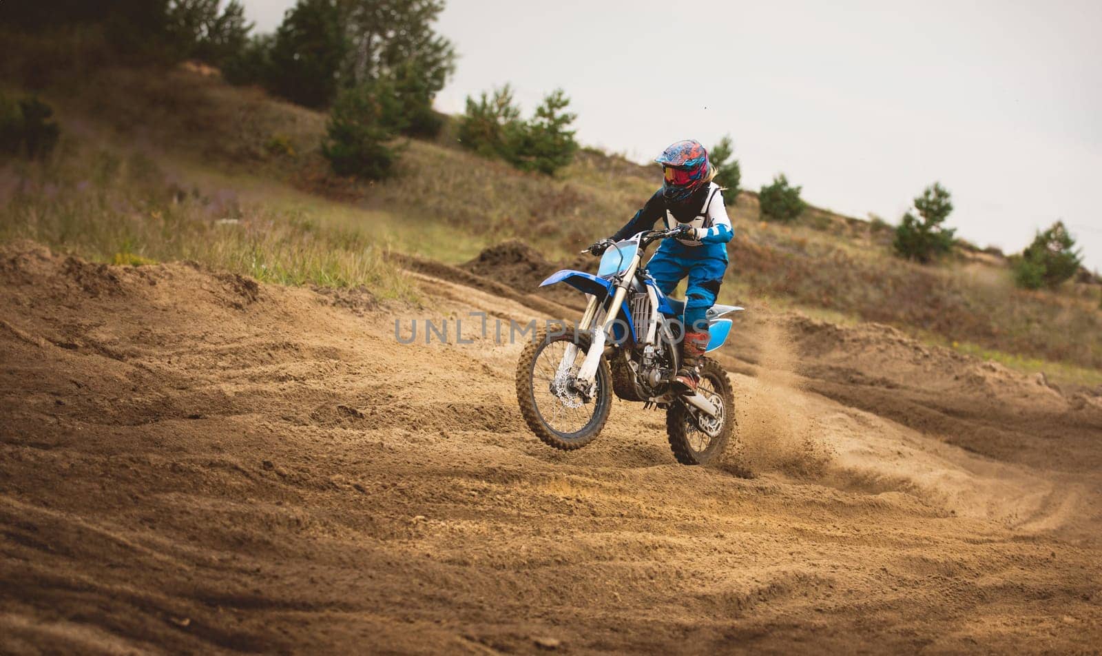 24 september 2016 - Volgsk, Russia, MX moto cross racing - Enduro Dirt bike, telephoto