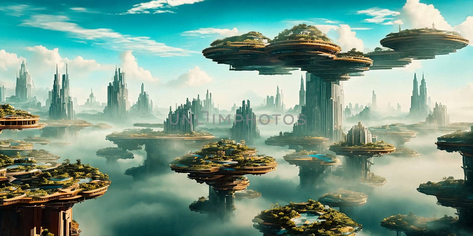 Immerse in a captivating vision of a biodome city on a distant exoplanet. Bioengineered life flourishes under the artificial sky, in harmony with the alien world's unique ecosystem.