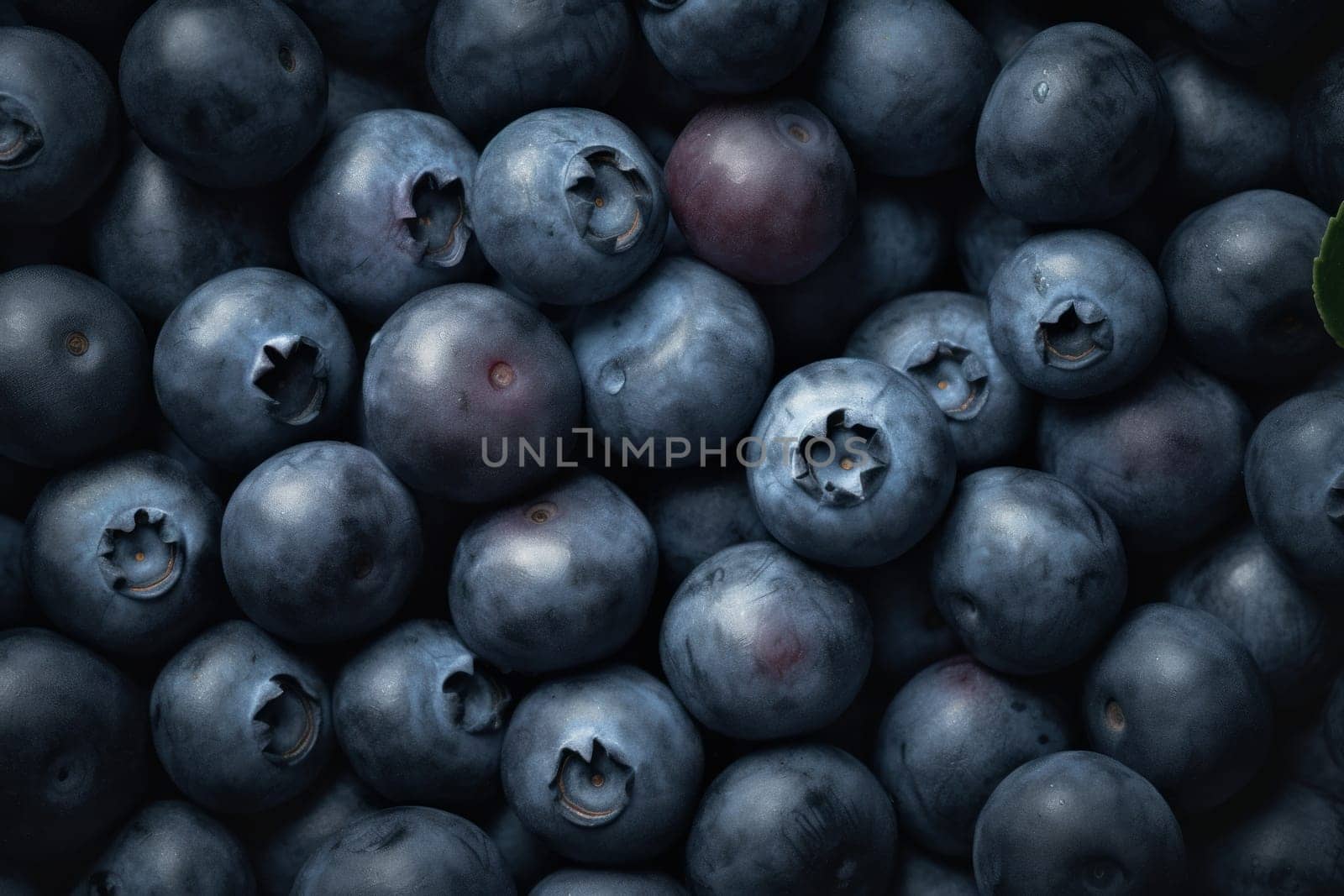 Nature blueberry backgroud. Generate Ai by ylivdesign