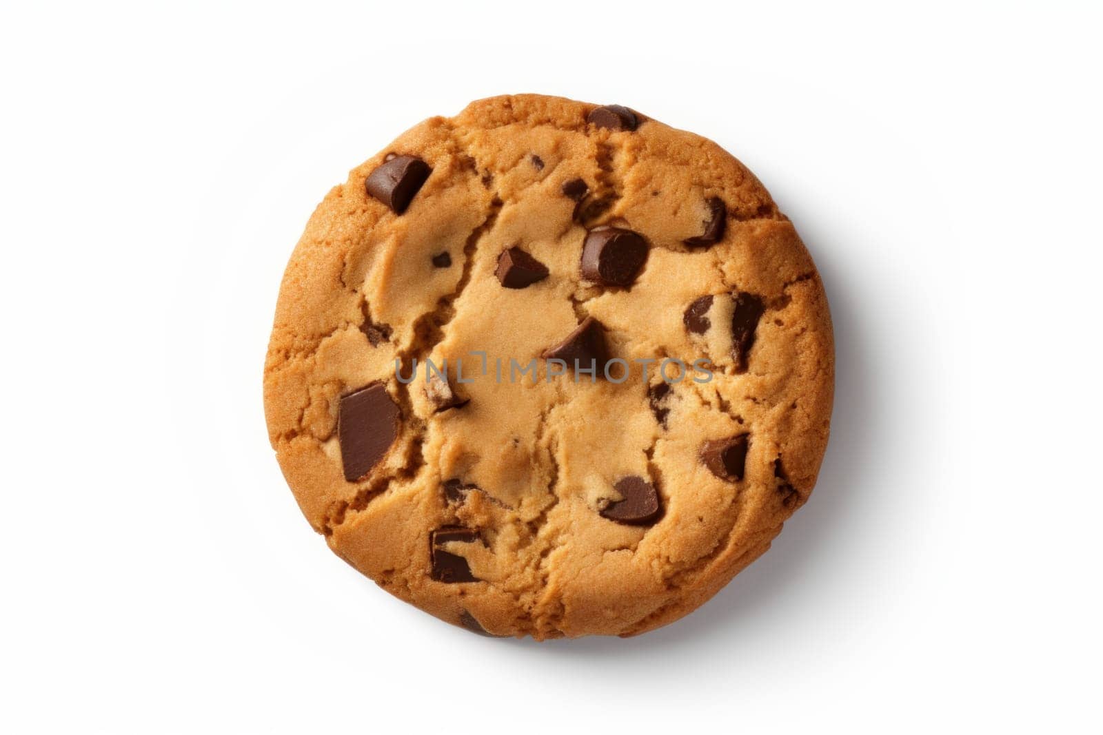 Chocolate chip cookie. Generate Ai by ylivdesign