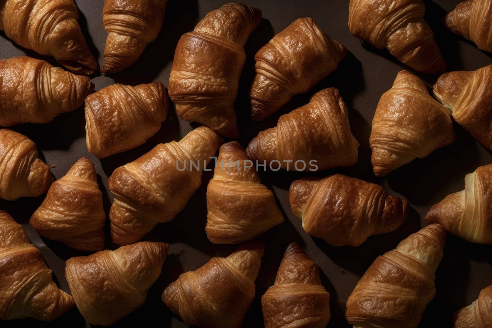 Tasty croissant. Generate Ai by ylivdesign