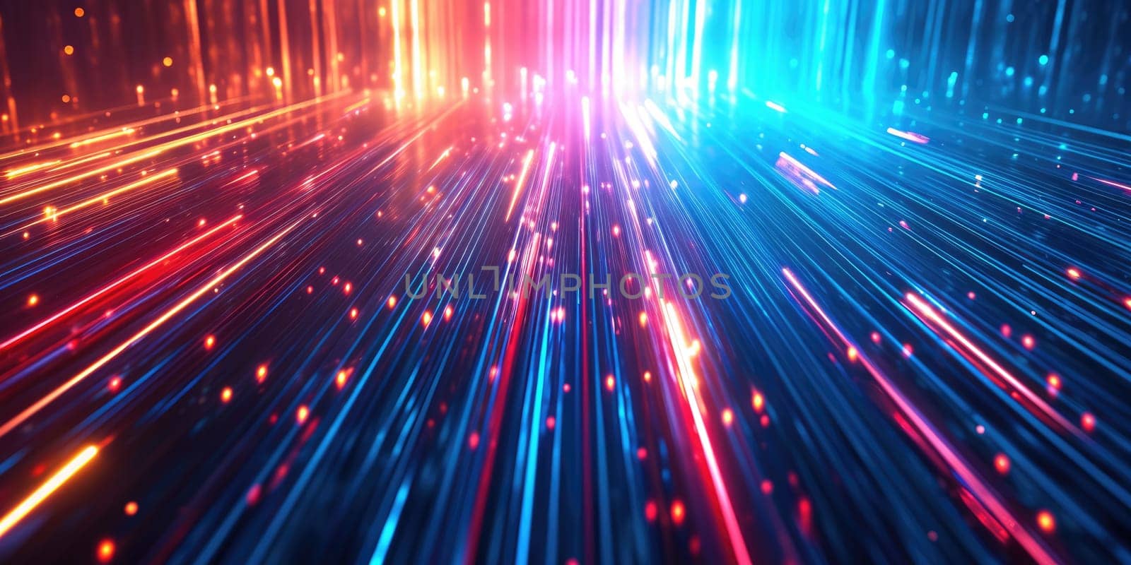 abstract light technology background glows in dark of comeliness by biancoblue