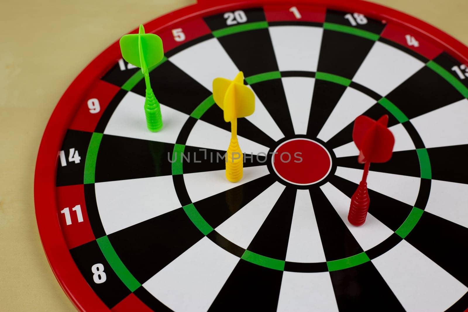 Darts in the target, safe dartboard with magnet for children, aiming at target to get points