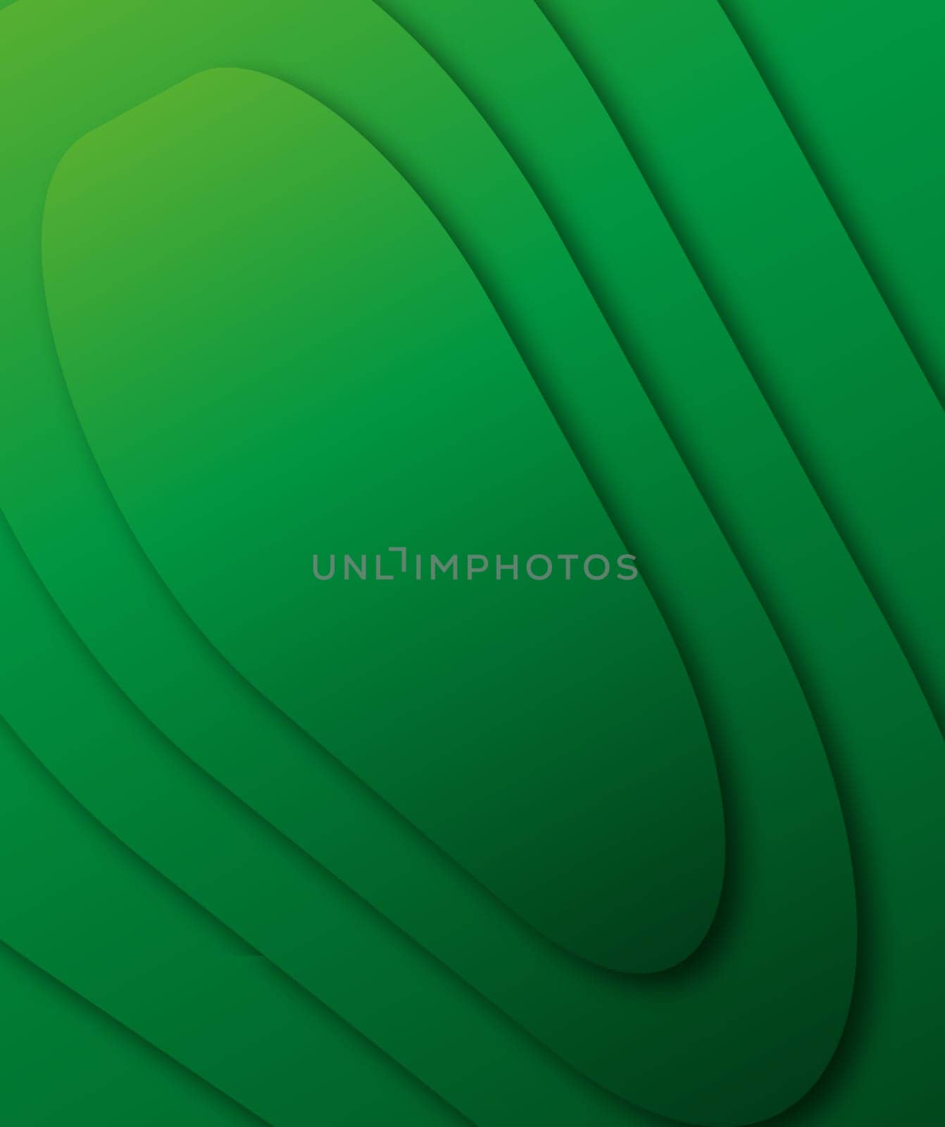Abstract wavy texture on green background, copy space