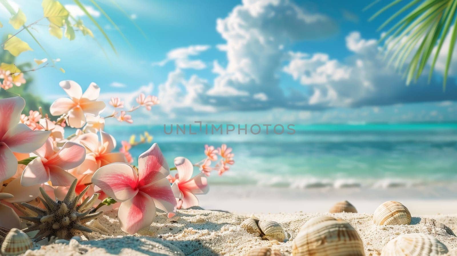 Colorful Summer Holiday Poster Background and banner, Hello Summer concept design.