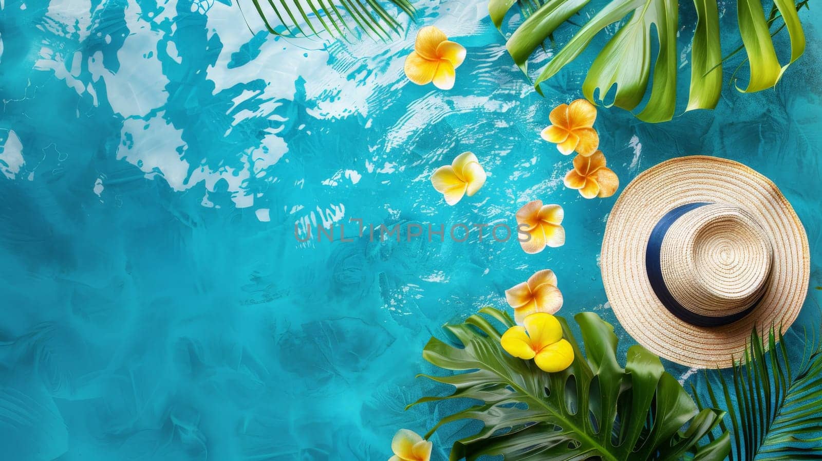 Colorful Summer Holiday Poster Background and banner, Hello Summer concept design.