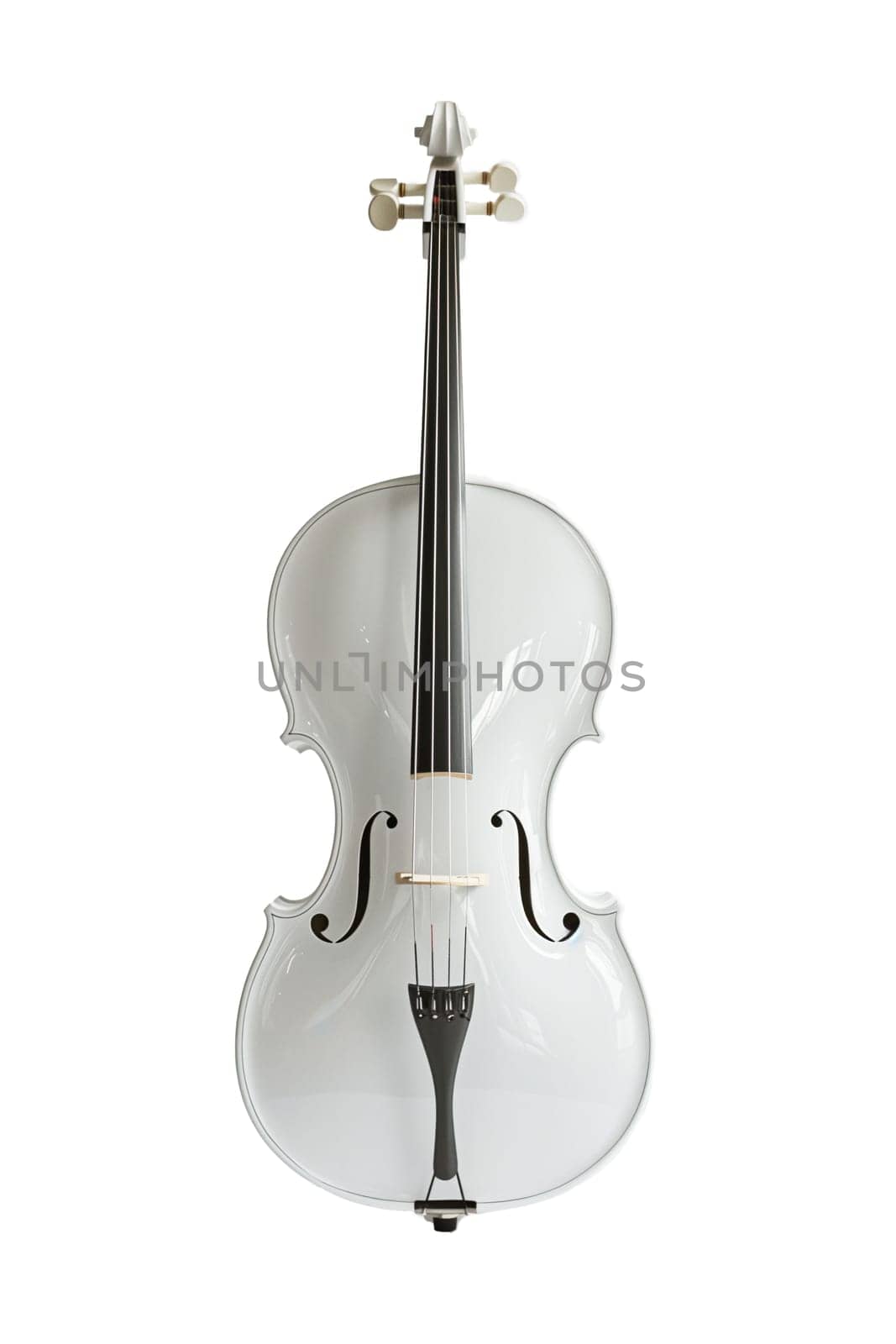 White orchestra cello musical instrument ai generated image