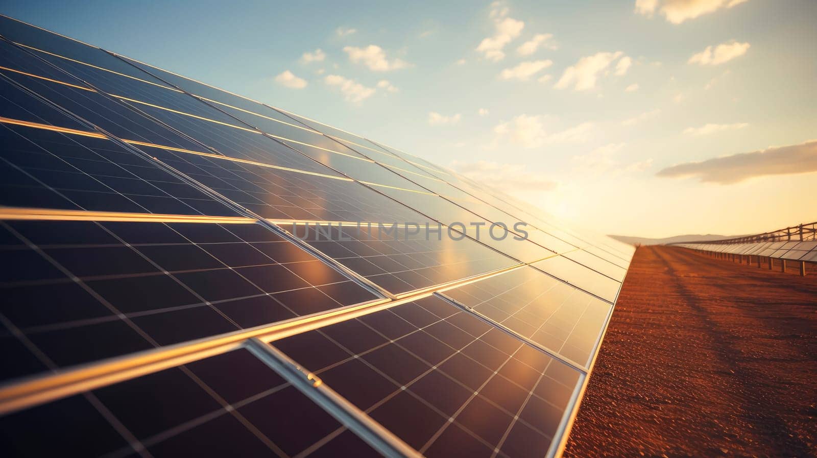 Solar panels outdoors, in production by Alla_Yurtayeva