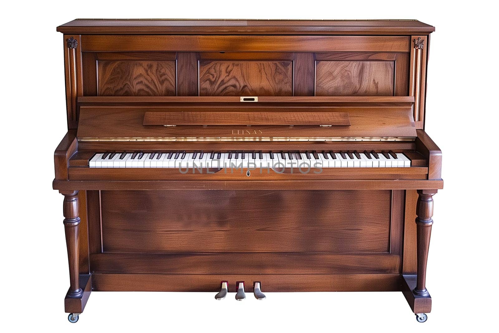 Wooden vintage piano musical instrument ai generated image