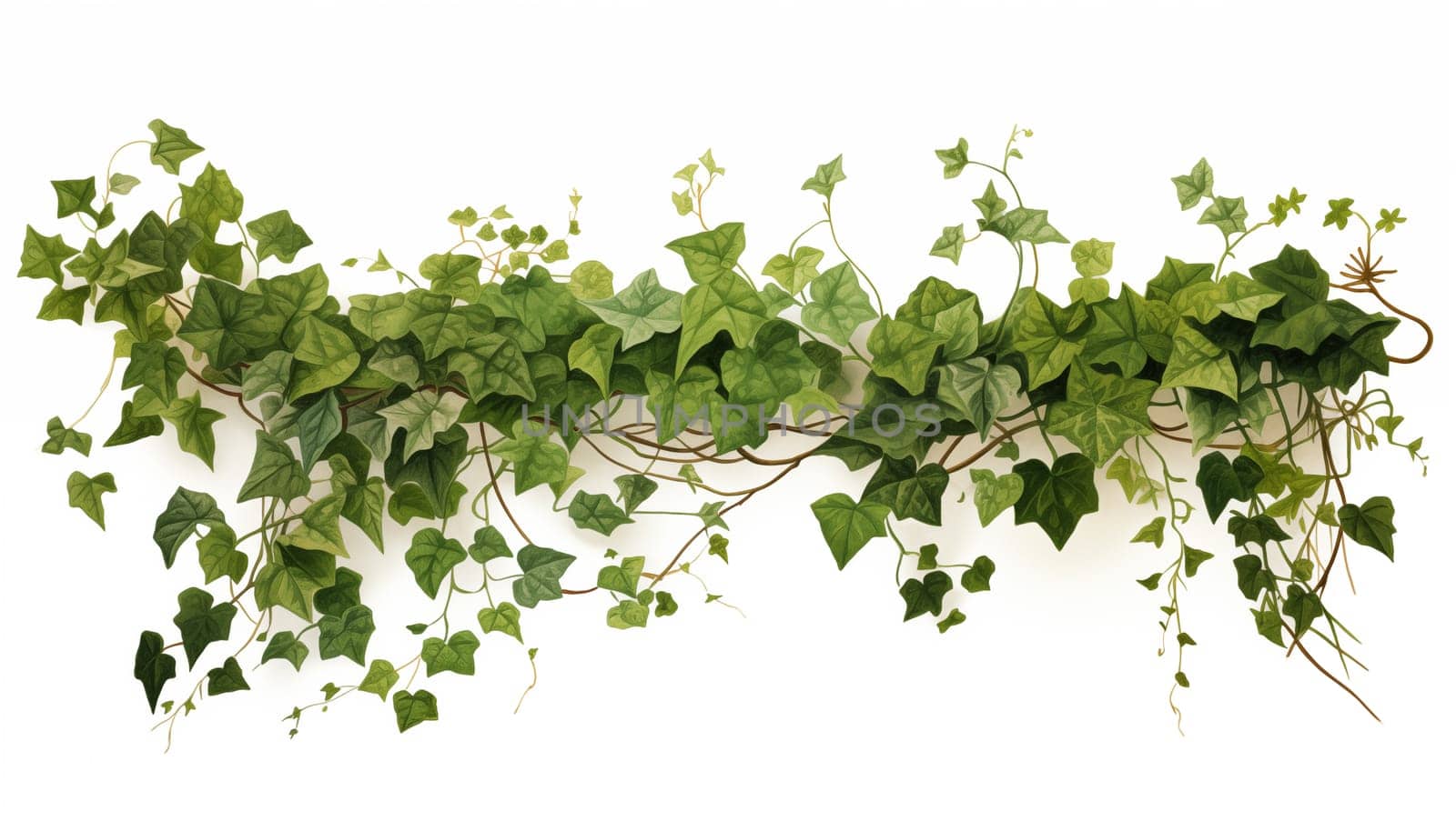 display ivy, isolated, white background. by Nadtochiy