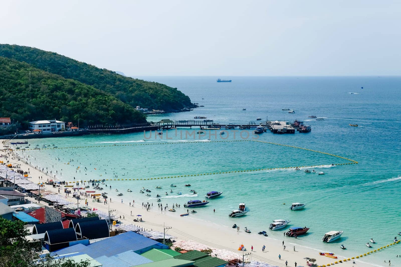 View of Nual Beach at Koh Lan, Pattaya, Chonburi Province,Thailand