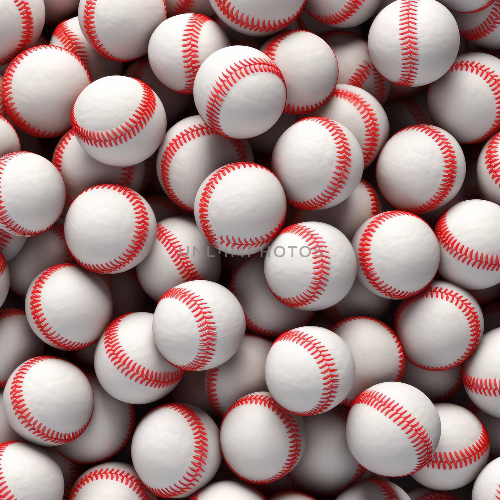 Baseball ball background. Generate Ai by ylivdesign