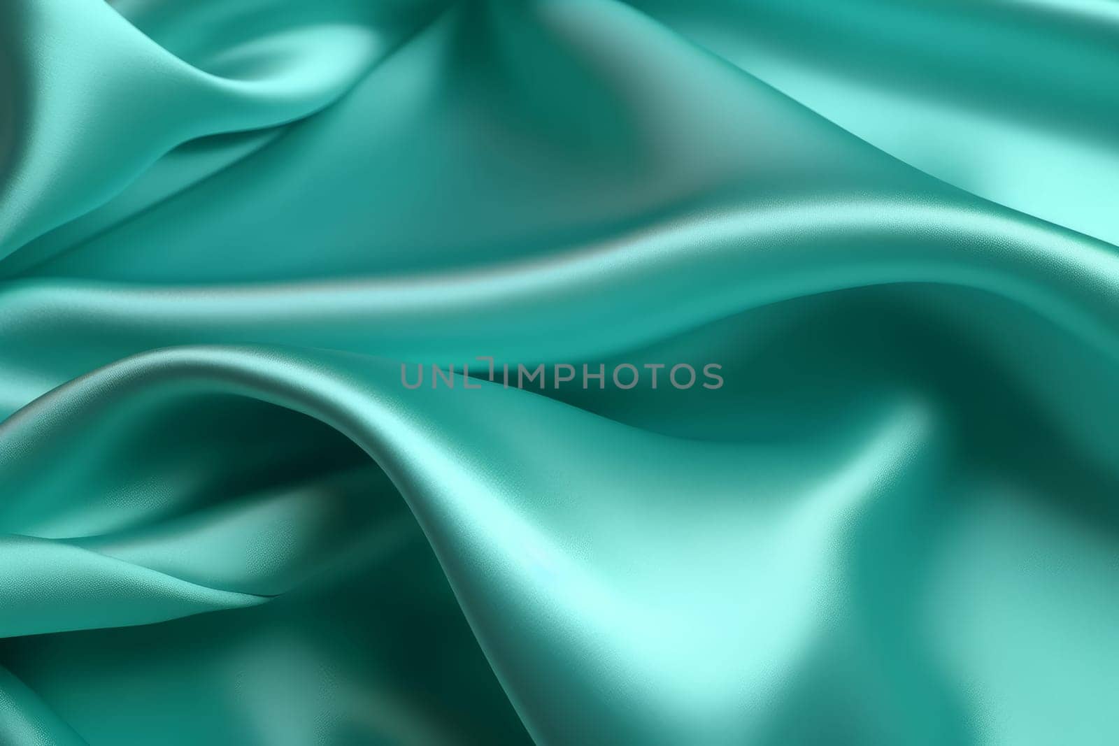 Green blue satin color. Generate Ai by ylivdesign