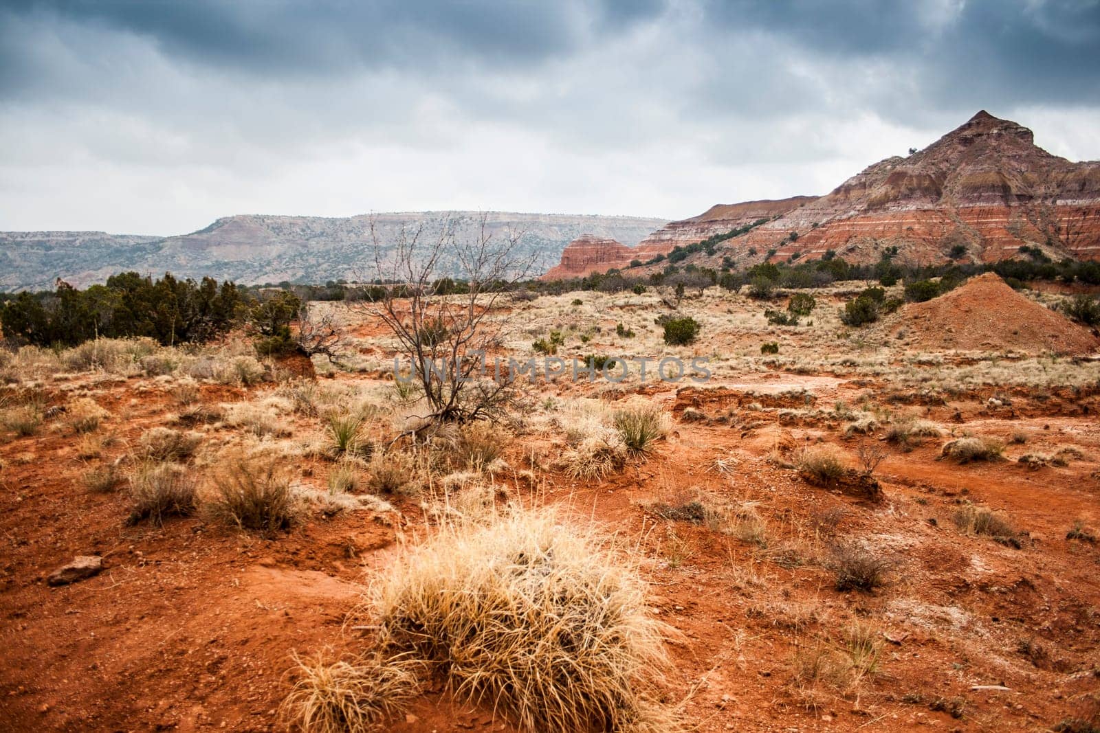 Cloudy Day at Palo Duro Canyon State Park, Texas