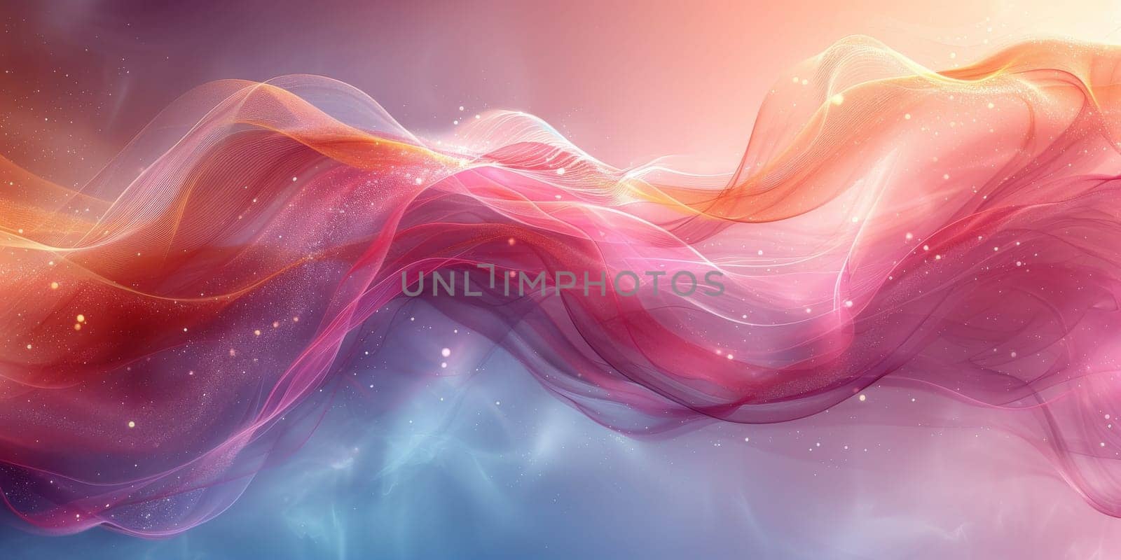 Abstract Waving Particle Technology Background Design. Abstract wave moving dots flow particles, hi-tech and big data background design for brochures, flyers, magazine, business card, banner