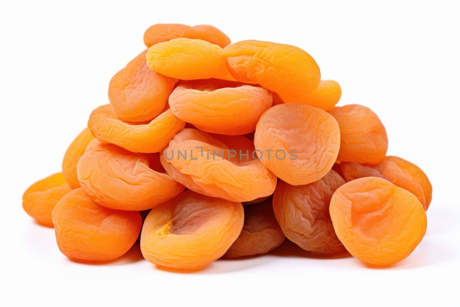 Nutritious Dried apricot. Organic fruit sweet. Generate Ai