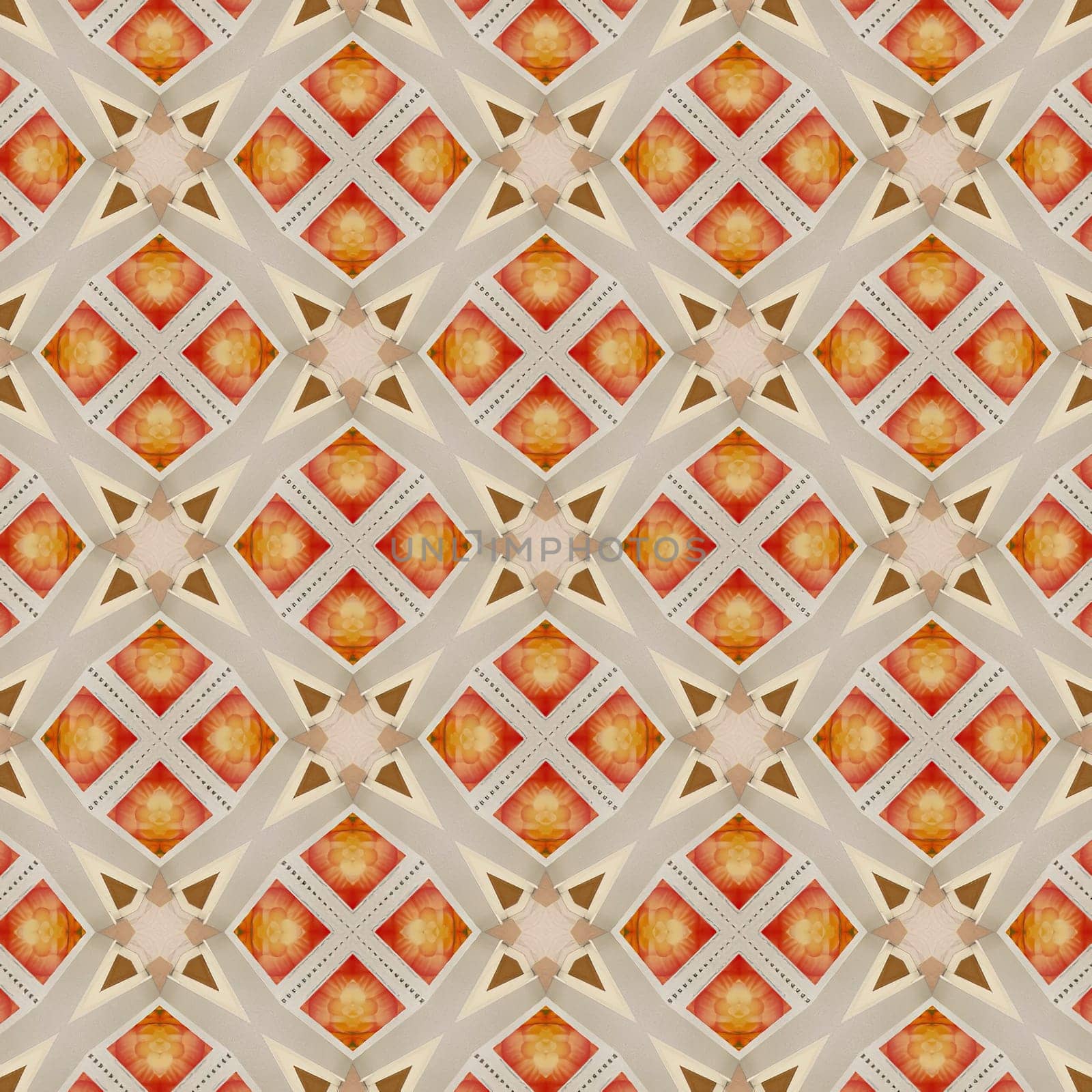 Seamless pattern of decorative ornament. For eg fabric, wallpaper, wall decorations by yilmazsavaskandag