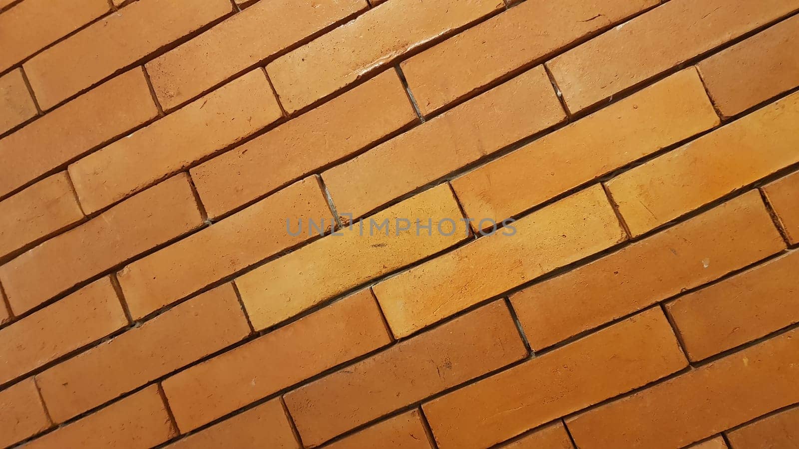 Natural brick wall pattern of red color, terracotta, Background of masonry for copy space and content creation