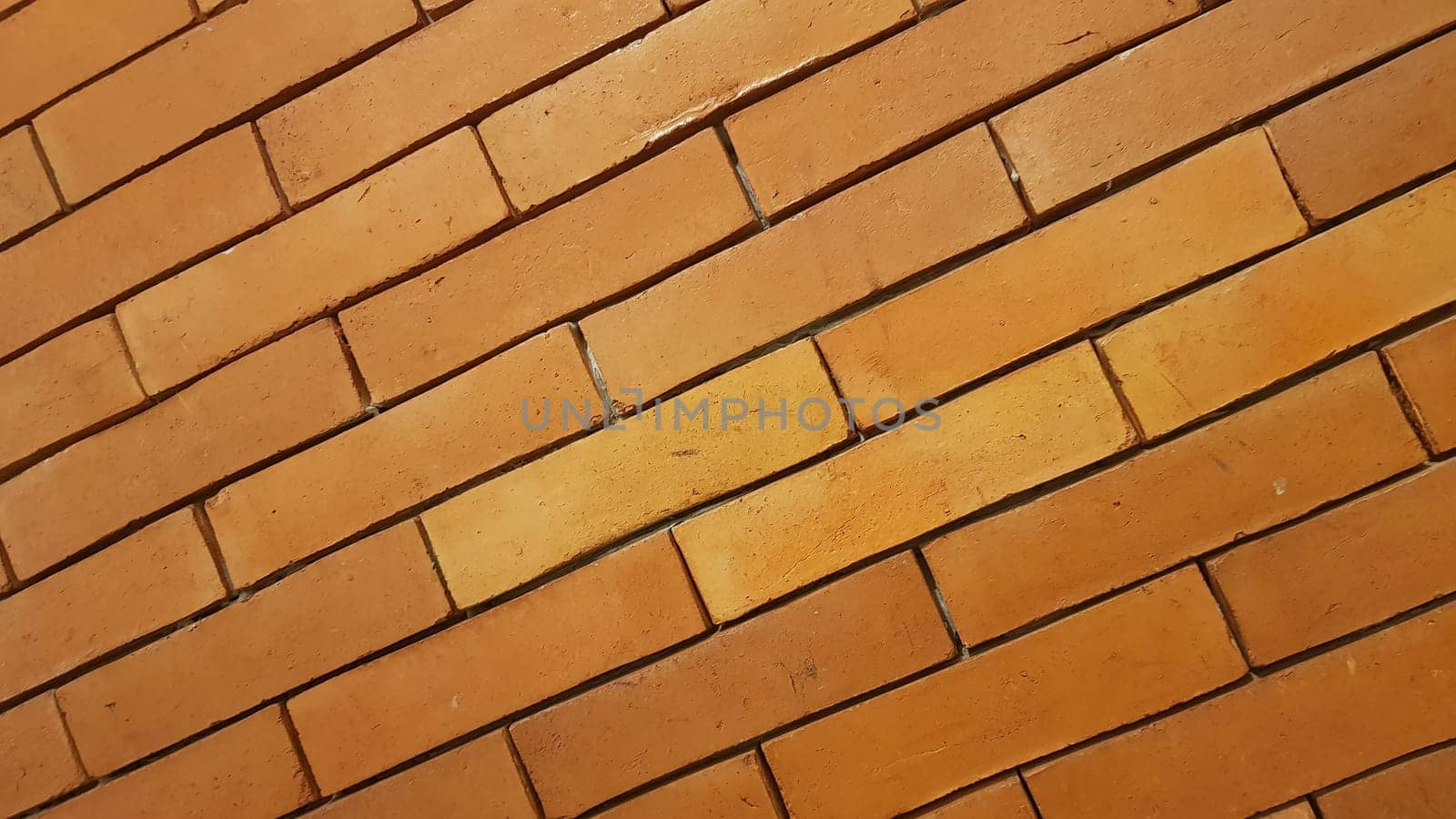 Natural brick wall pattern of red color, terracotta, Background of masonry for copy space and content creation