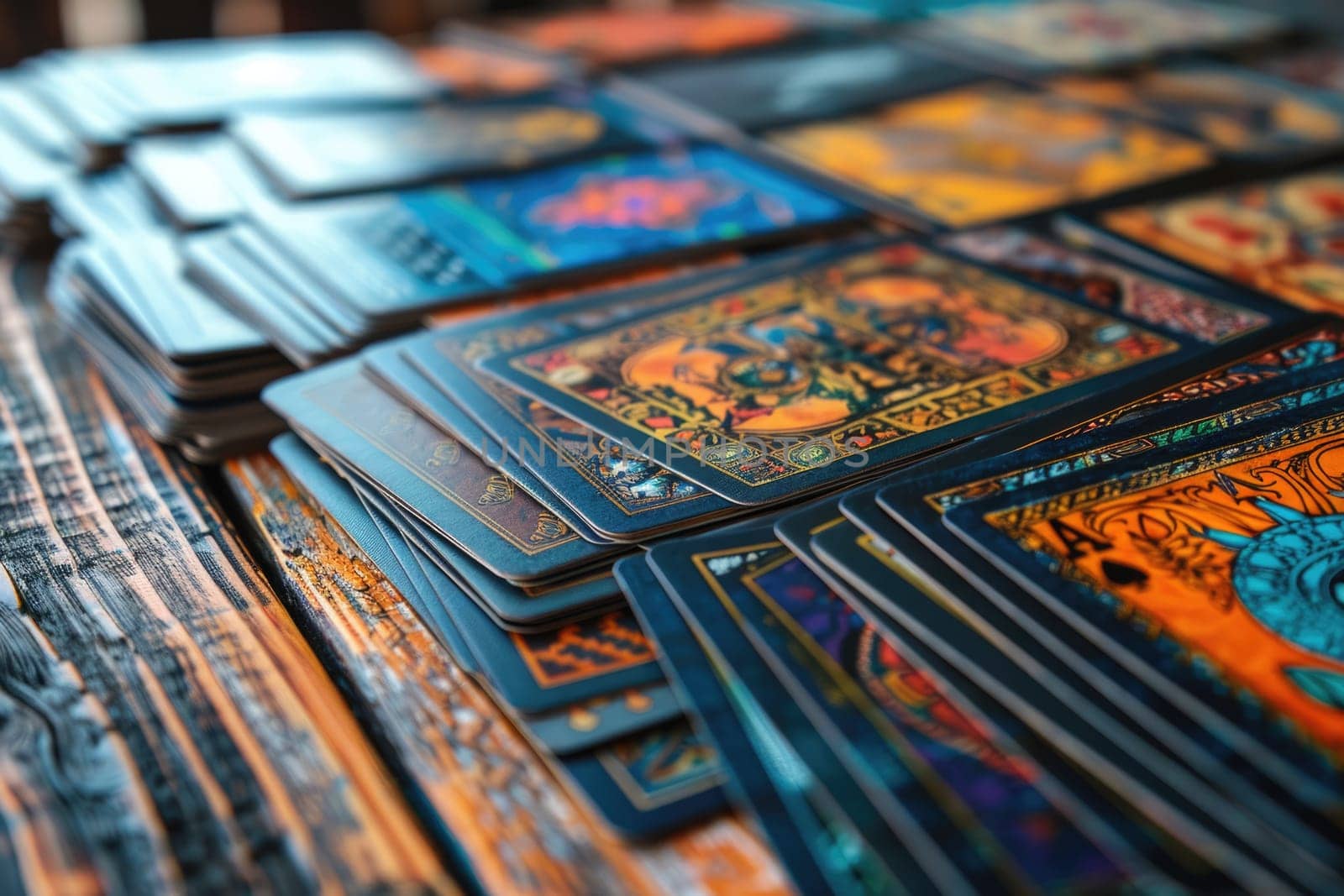 metaphorical psychological asocial cards on the table. ai generated