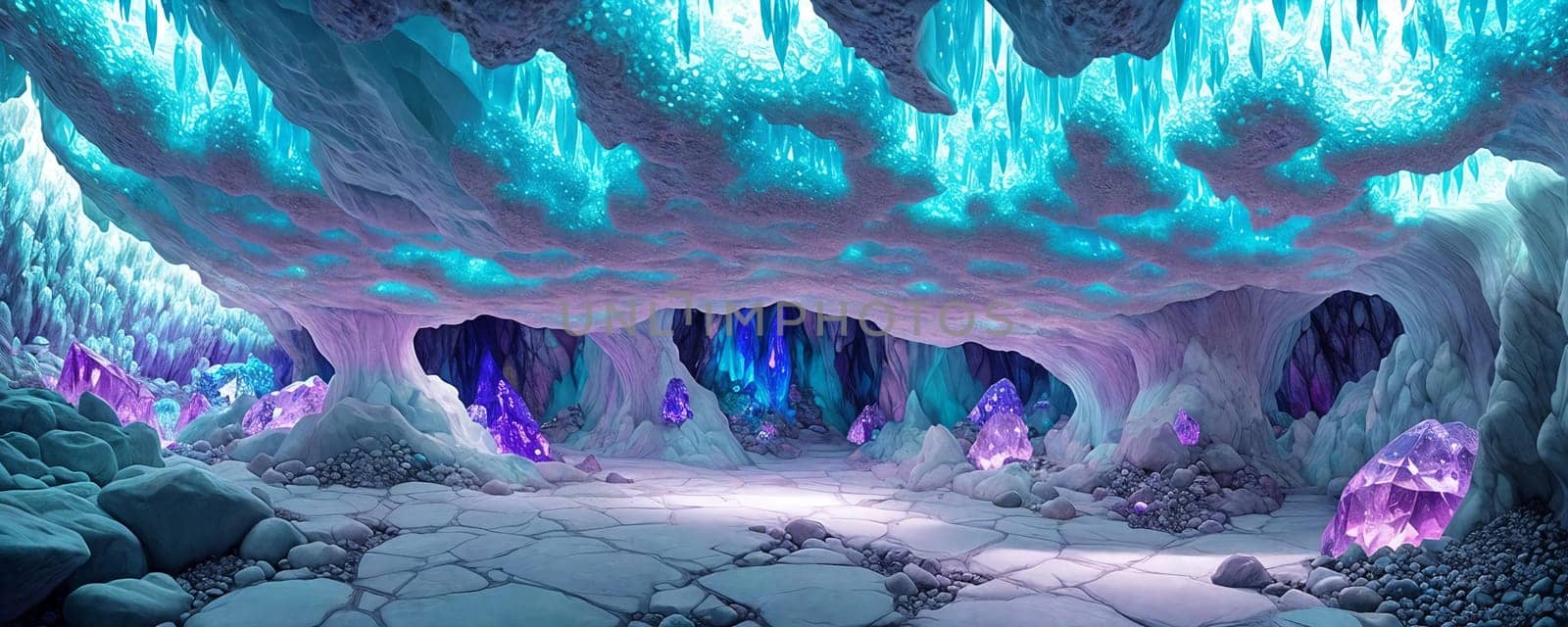 Crystal Cave, a subterranean world filled with shimmering crystal formations, and irides