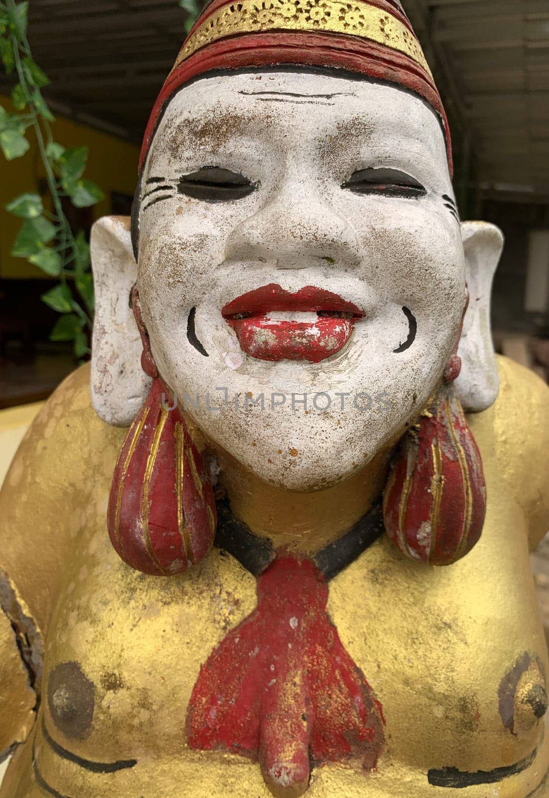 Javanese garden gnome used as decorations on the Javanese parks and gardens all around the Indonesia, beautiful art