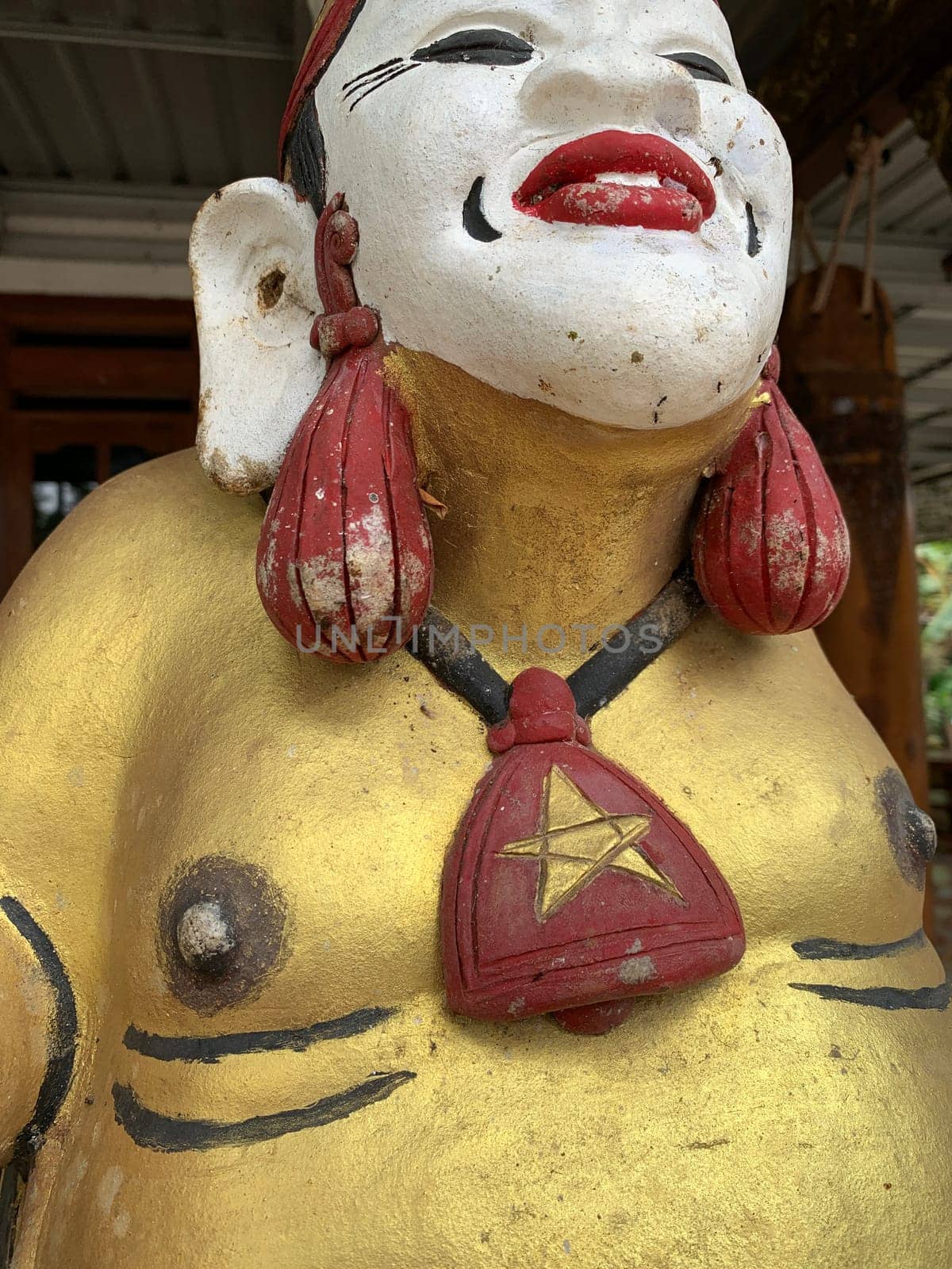 Javanese garden gnome used as decorations on the Javanese parks and gardens all around the Indonesia, beautiful art