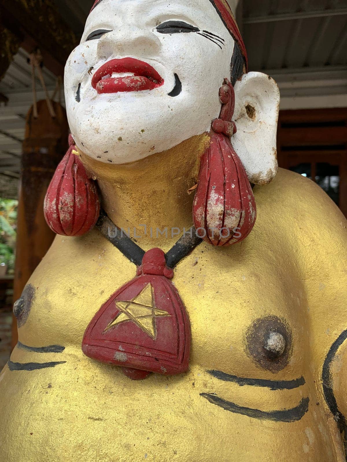 Javanese garden gnome used as decorations on the Javanese parks and gardens all around the Indonesia, beautiful art