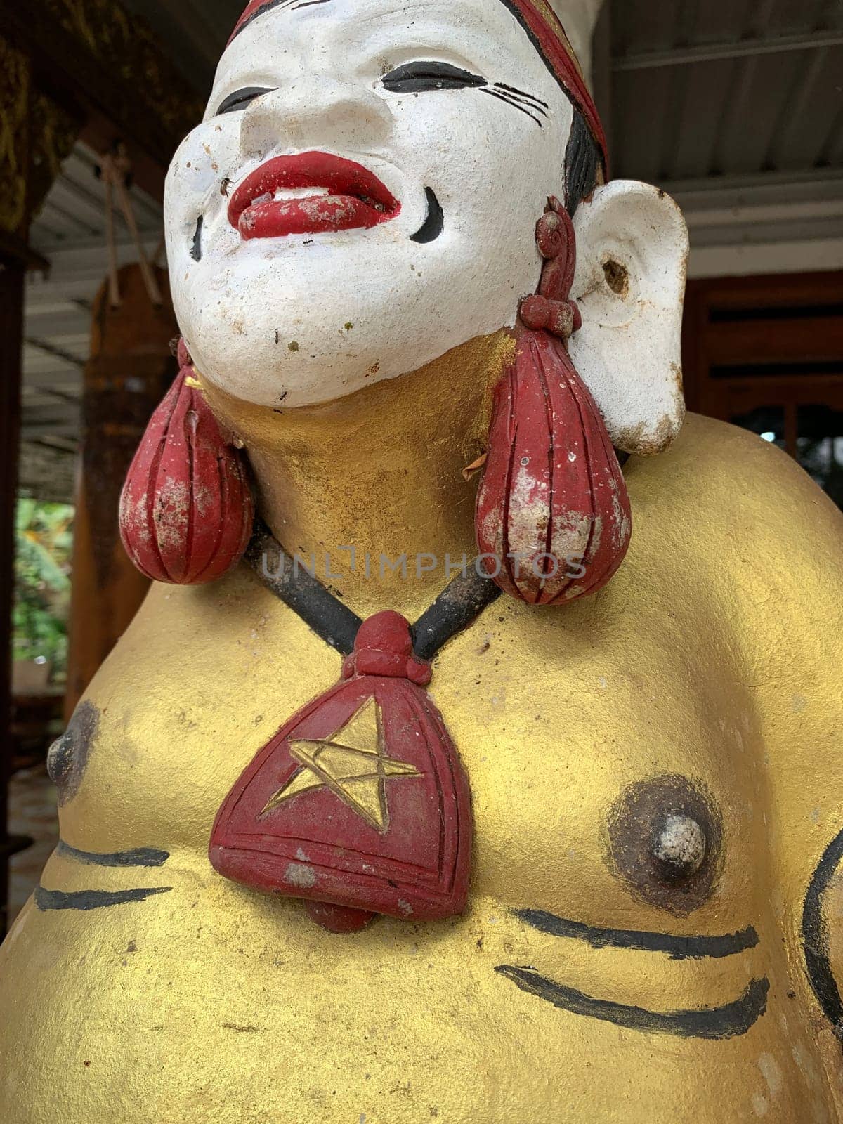Javanese garden gnome used as decorations on the Javanese parks and gardens all around the Indonesia, beautiful art