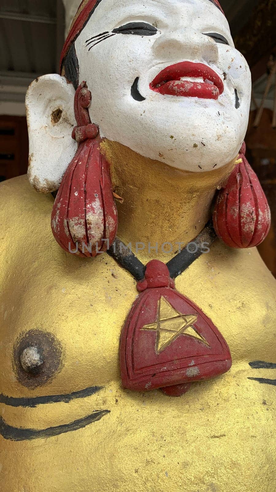 Javanese garden gnome used as decorations on the Javanese parks and gardens all around the Indonesia, beautiful art