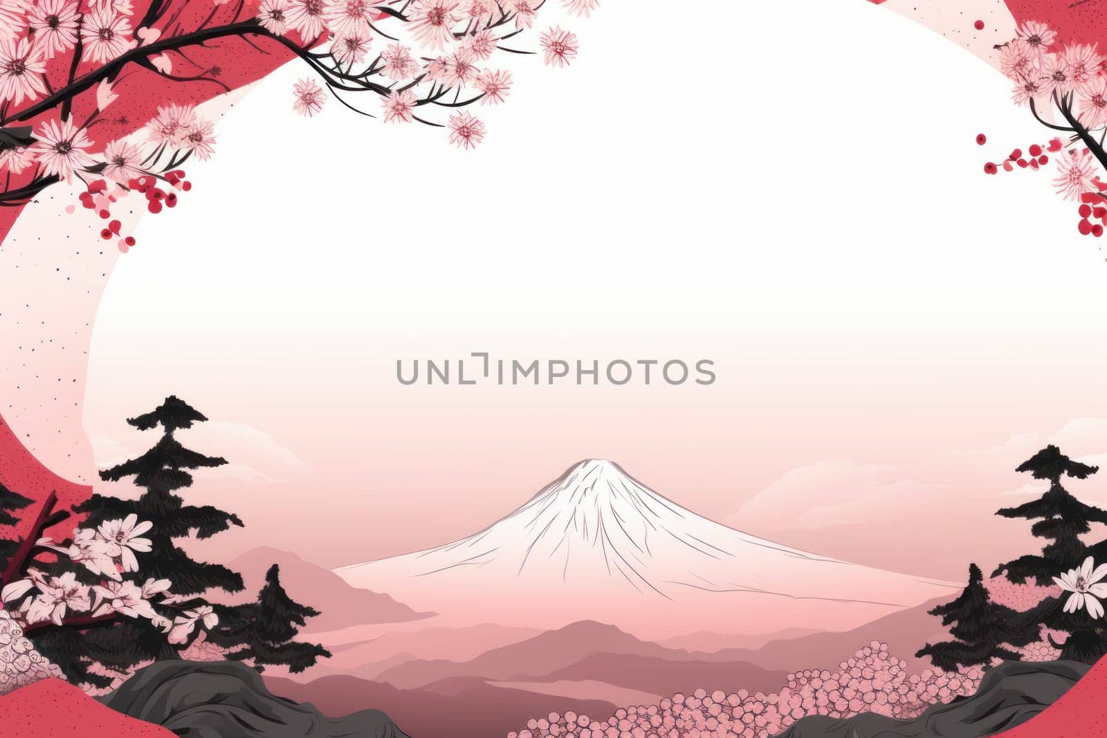 Vibrant Japan day background. Generate Ai by ylivdesign