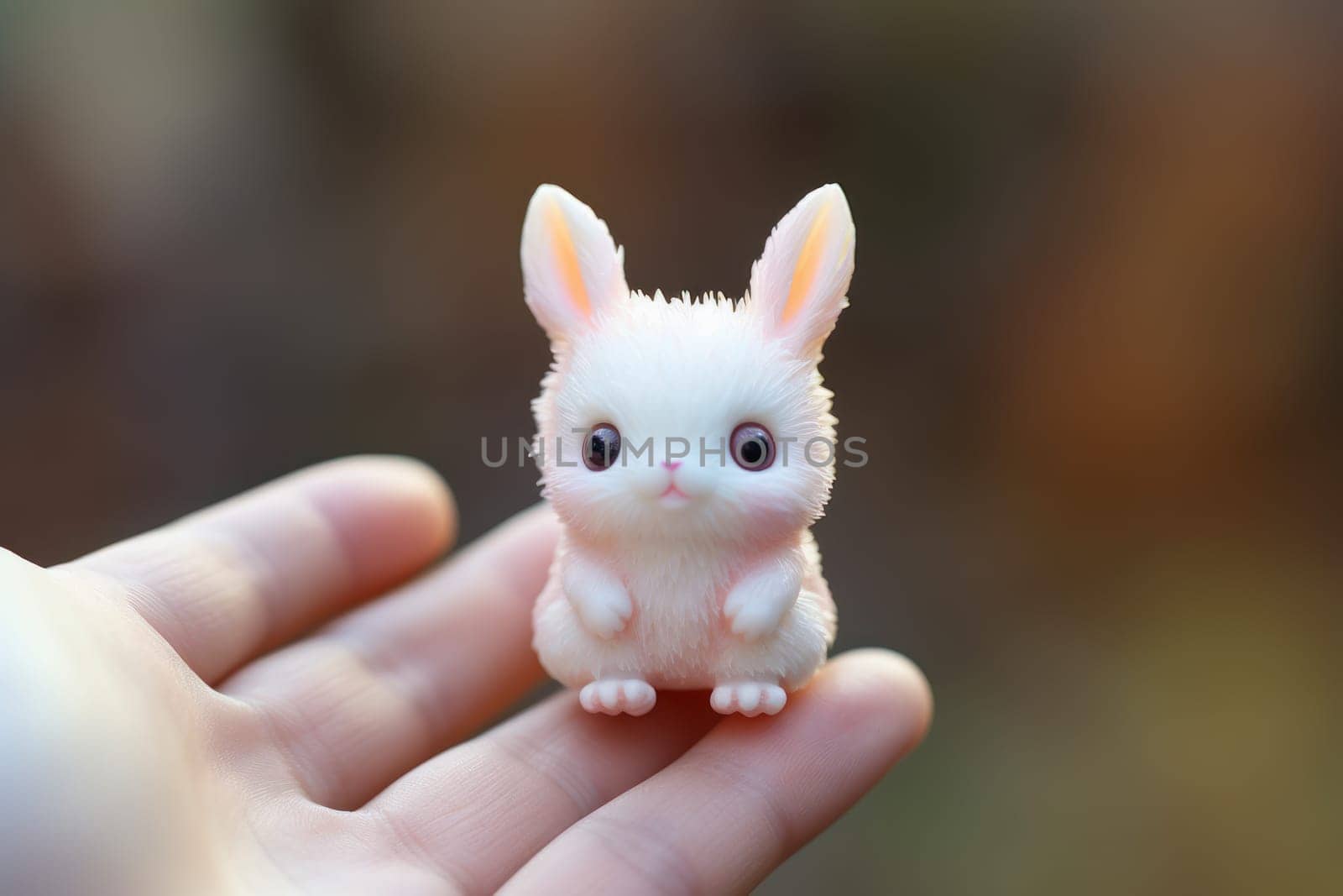 Cute baby rabbit. Happy pet sweet. Generate Ai