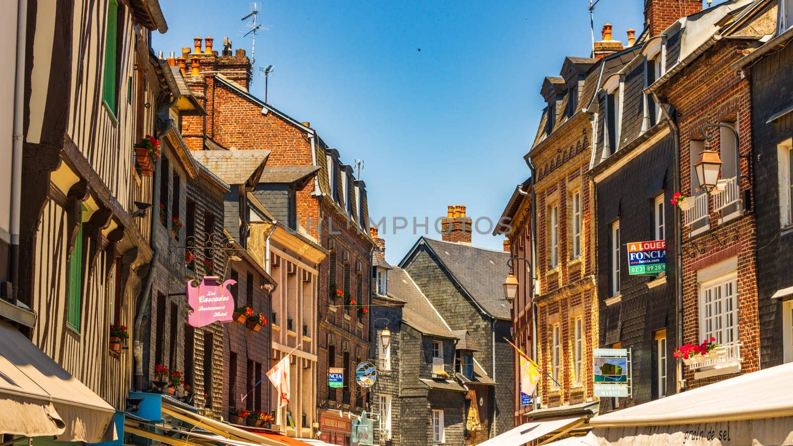 Honfleur is a famous village in Normandy, France by vladispas