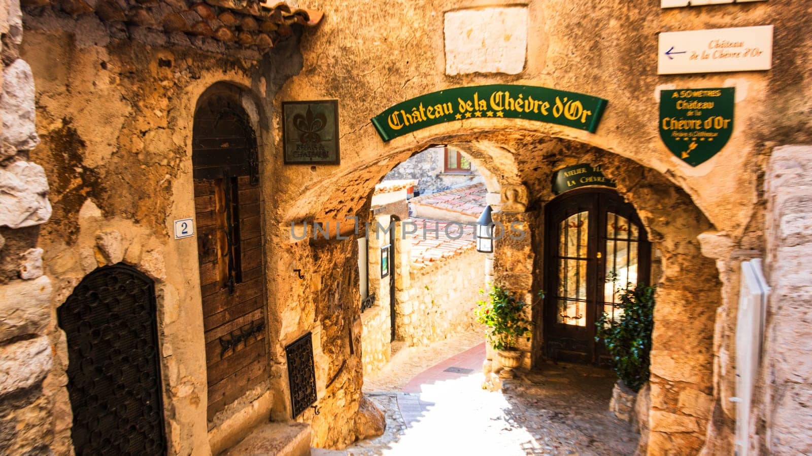 Eze village, medieval village in Provence, French Riviera