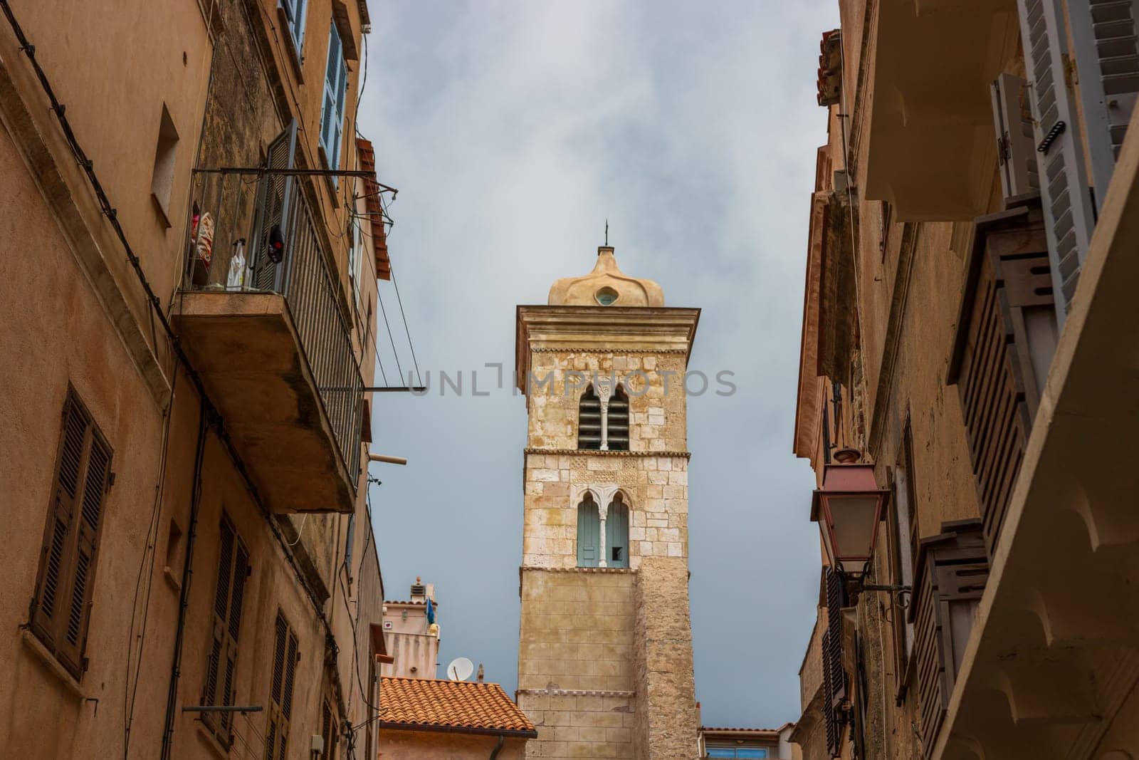 Bonifacio town, medieval citadel in Corsica Island, France