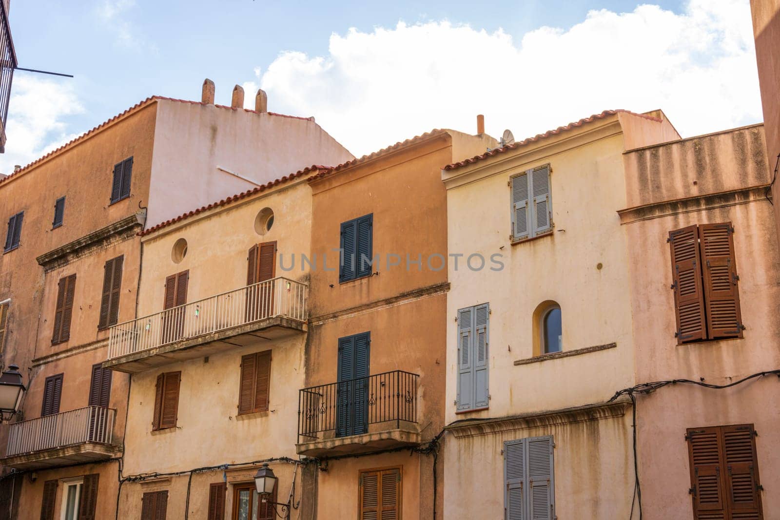 Bonifacio town, medieval citadel in Corsica Island, France