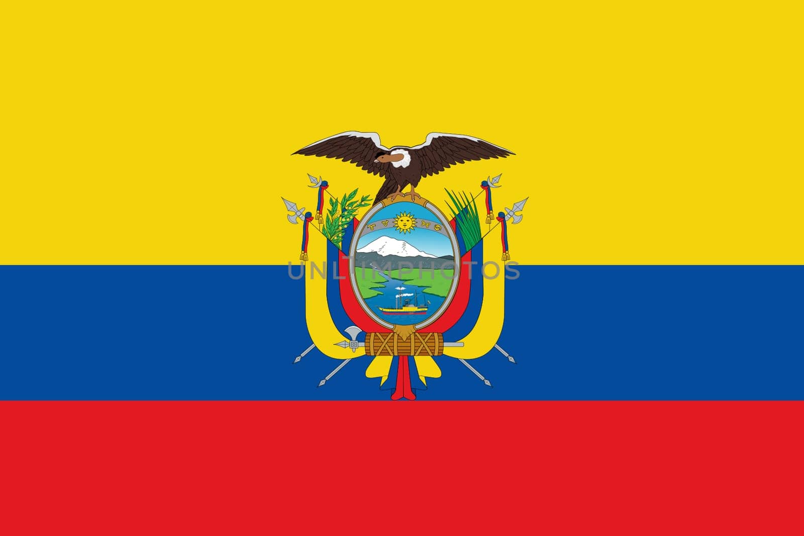 An Ecuador flag background illustration large file